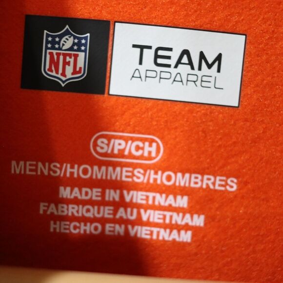 Chicago Bears NFL Team Apparel Navy 1/4 Zip Pullover Fan Gear Small - Picture 8 of 12